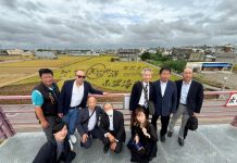 感受台灣農村慢遊魅力 輕井澤町農業委員會風雨中走訪苗栗了解產業與文化