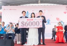 竹市聯合婚禮20對新人結連理  邱臣遠代理市長:打造願婚敢生樂養幸福城