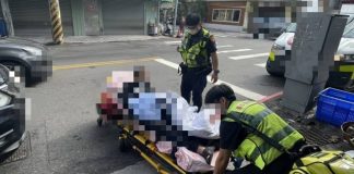 老翁低血糖路倒釀驚魂 太平警熱心解危助就醫