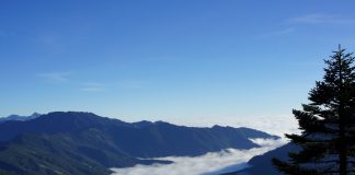 冬季賞雲海 首選合歡山