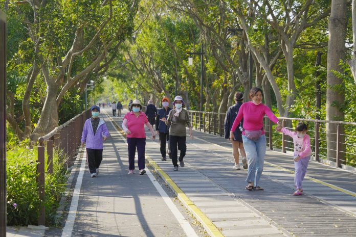 嘉義市嘉油鐵馬道深受民眾喜愛