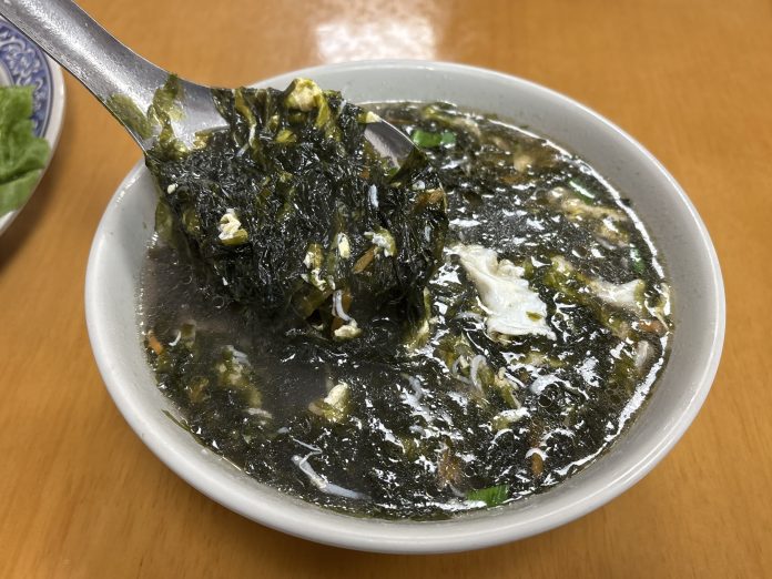 冬日暖身首選 - 紫菜吻仔魚湯