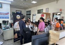 老師帶隊參訪派出所 太平警傳遞犯罪預防觀念