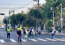 開學日 南投警啟動護童專案伴學童安心上學