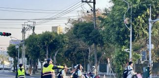 開學日 南投警啟動護童專案伴學童安心上學