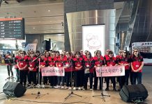 音樂點亮希望 歌聲傳愛旅客 RP合唱團高鐵台中站溫馨快閃