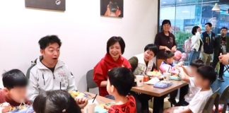 兒童節何欣純陪孩子吃早餐 談「6欣市政」之六星兒童福利政策