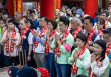 白沙屯媽祖徒步進香起駕 許淑華為縣民祈福