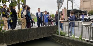 神岡浮圳逢雨溢流成災 楊瓊瓔會勘爭取千萬經費整治