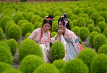 中社觀光花市【荷舞漫波」漢服攝影活動登場