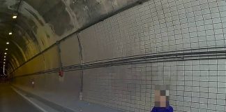 迷途老翁獨坐隧道路旁 實習警助安全返家