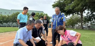 神圳國中797萬操場整建開工 楊瓊瓔爭取中央補助7成