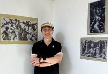 弘光科大王瑋名老師威尼斯雙年展辦個展 AI與輪迴跨界對話作品驚艷水都