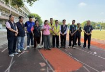 楊瓊瓔爭取中央1239萬元補助 翻新神岡高工、六寶國小跑道球場